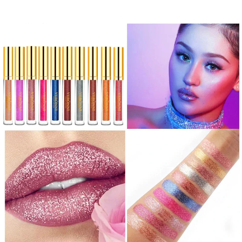 DiamondShine™ Liquid Lipstick | Intense Color, Mirror Gloss (1+1 FREE) - Image 5