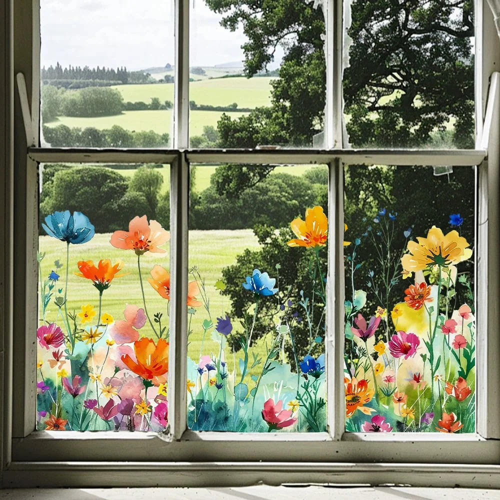 1+1 Free | Colorful Flower Stickers for your Windows! - Image 9
