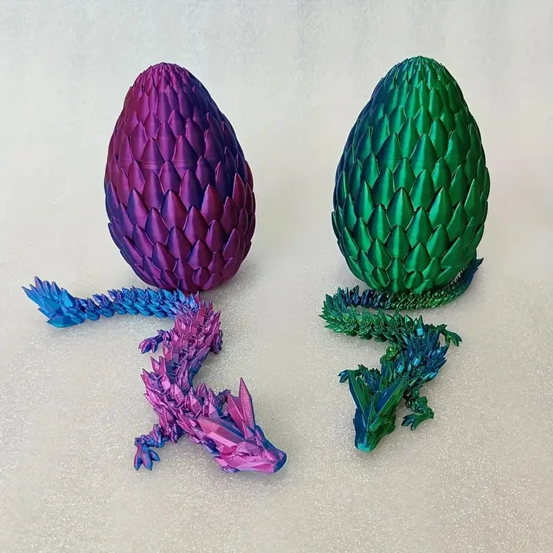 3D Dragonstone Articulated Crystal Serpent - Image 8