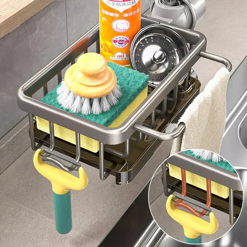 Aluminum Sink Organizer - Keep Your Space Clean - Image 3