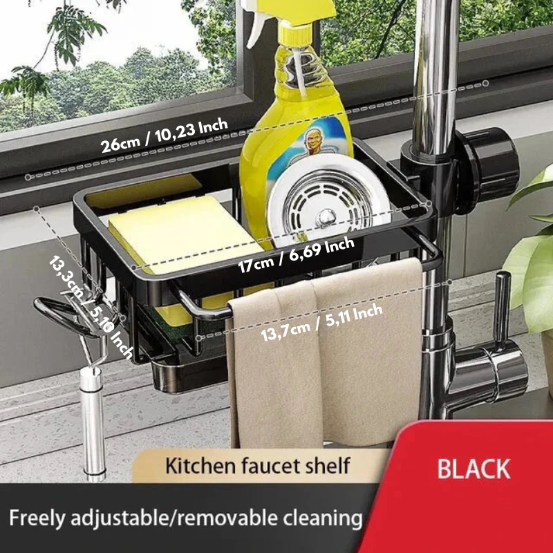 Aluminum Sink Organizer - Keep Your Space Clean - Image 5