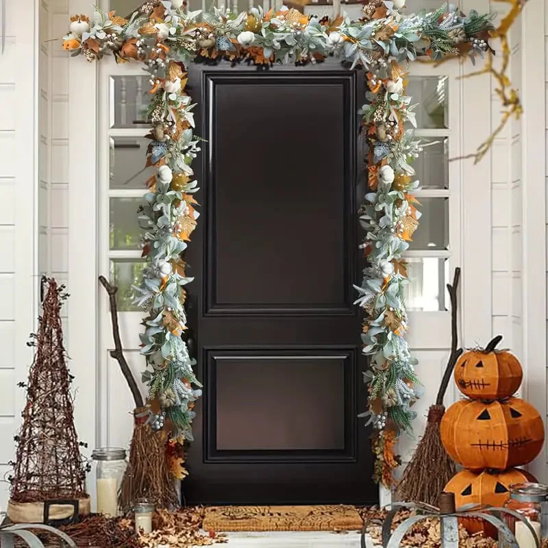 AmberNest™ Autumn Harvest Wreath — Ignite Lasting Cozy Charm and Celebrate Fall’s Warm Embrace - Image 4