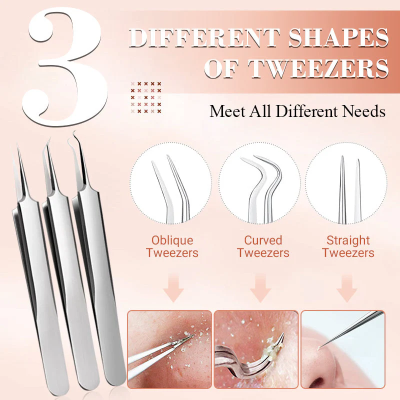Stainless steel blackhead removal kit - Image 3