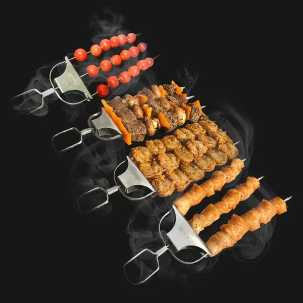 BlazeCraft™ Pro Skewers — Effortless Grill Mastery for Juicy, Perfectly Seared BBQ Every Time - Image 6