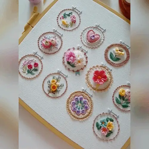 BlossomCraft™ Floral Embroidery Kit — Unleash Your Creativity and Brighten Every Room with Handmade Blooms - Image 2