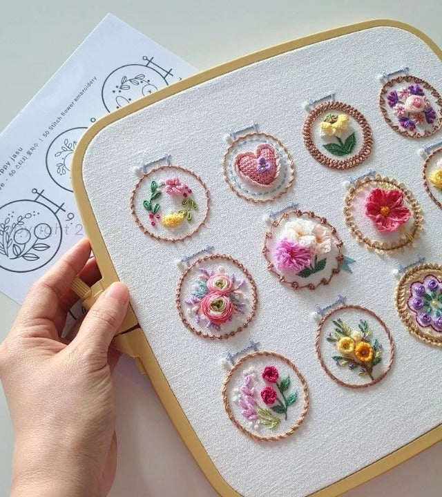 BlossomCraft™ Floral Embroidery Kit — Unleash Your Creativity and Brighten Every Room with Handmade Blooms - Image 4