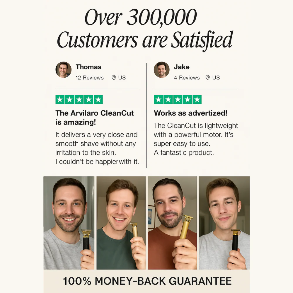 CleanCut™ – Barbershop Results at Home | 1+1 FREE (FLASH SALE) - Image 6