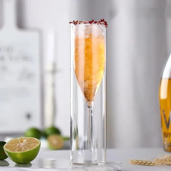 Crystal glasses with levitating effect for champagne - Image 3