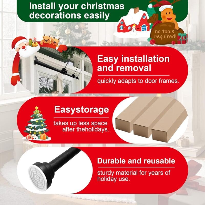 FestivoFlex™ Garland Hanger — Effortless, Damage-Free Holiday Decorating That Lasts Year After Year - Image 7