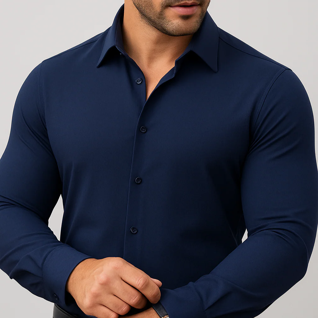 FlexiForm™ Dress Shirt — Move Freely, Look Sharp, Own Every Moment - Image 7
