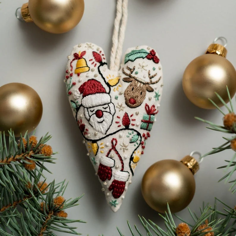 JoyHeart™ Santa Embroidery Kit — Create Heartfelt Holiday Magic with Your Own Hands - Image 20