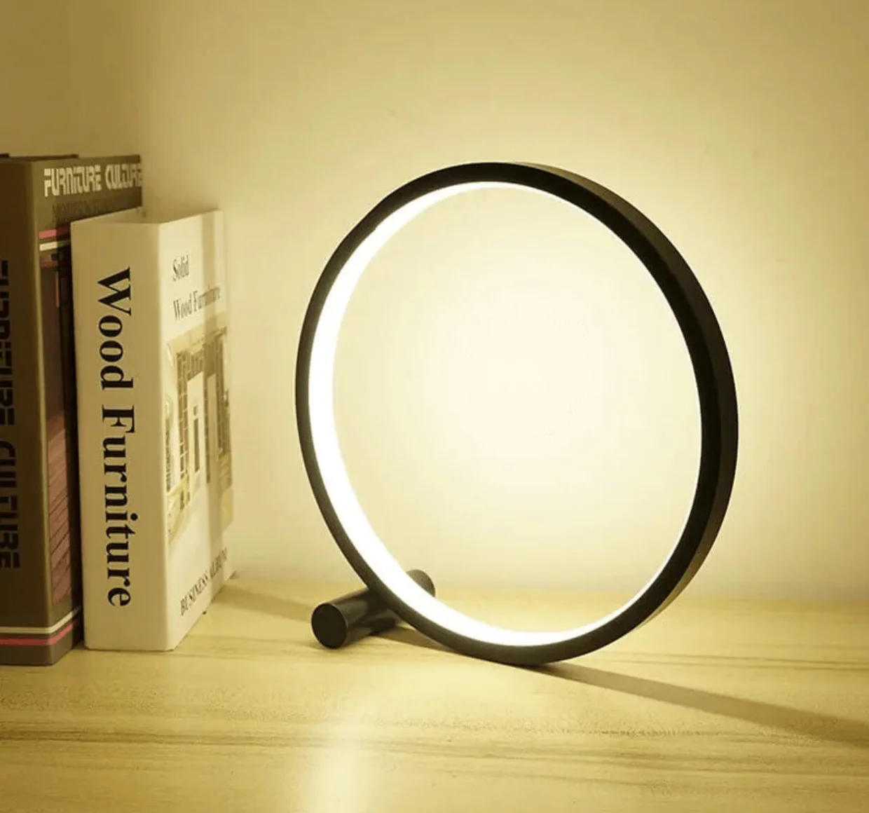 LightCircle - Minimalist Table Lamp with Touch and Dimming Function - Image 3