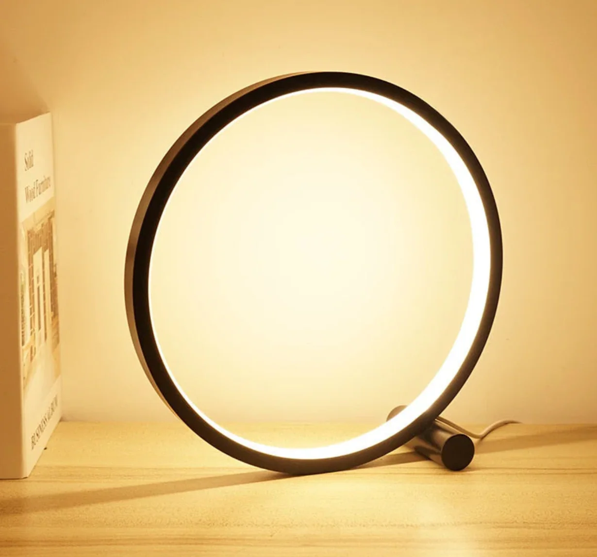 LightCircle - Minimalist Table Lamp with Touch and Dimming Function - Image 5
