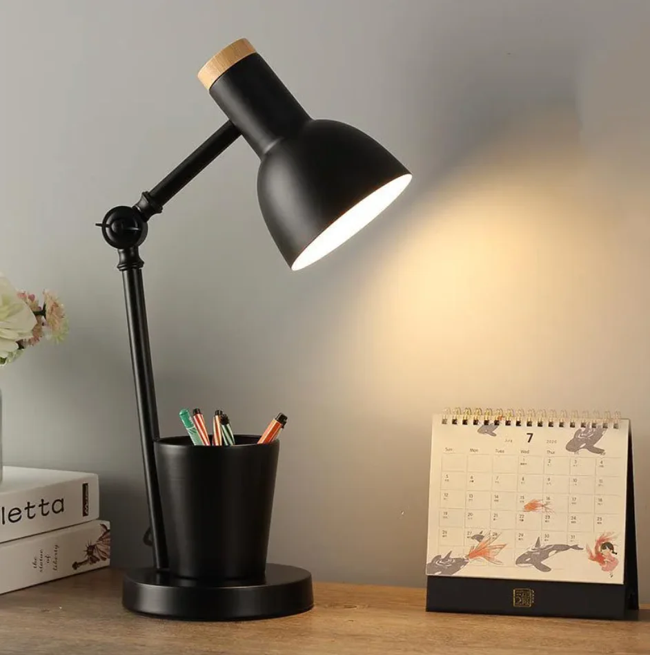 Lily Desk Lamp - Nordic Yellow Table Lamp - Adjustable Light - Image 8