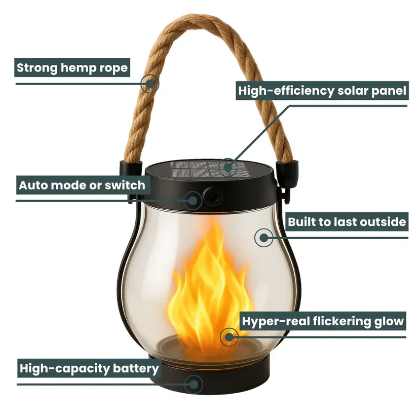 LumaFlick™ — Ignite Cozy Nights with Safe, Stunning Solar Firelight - Image 4
