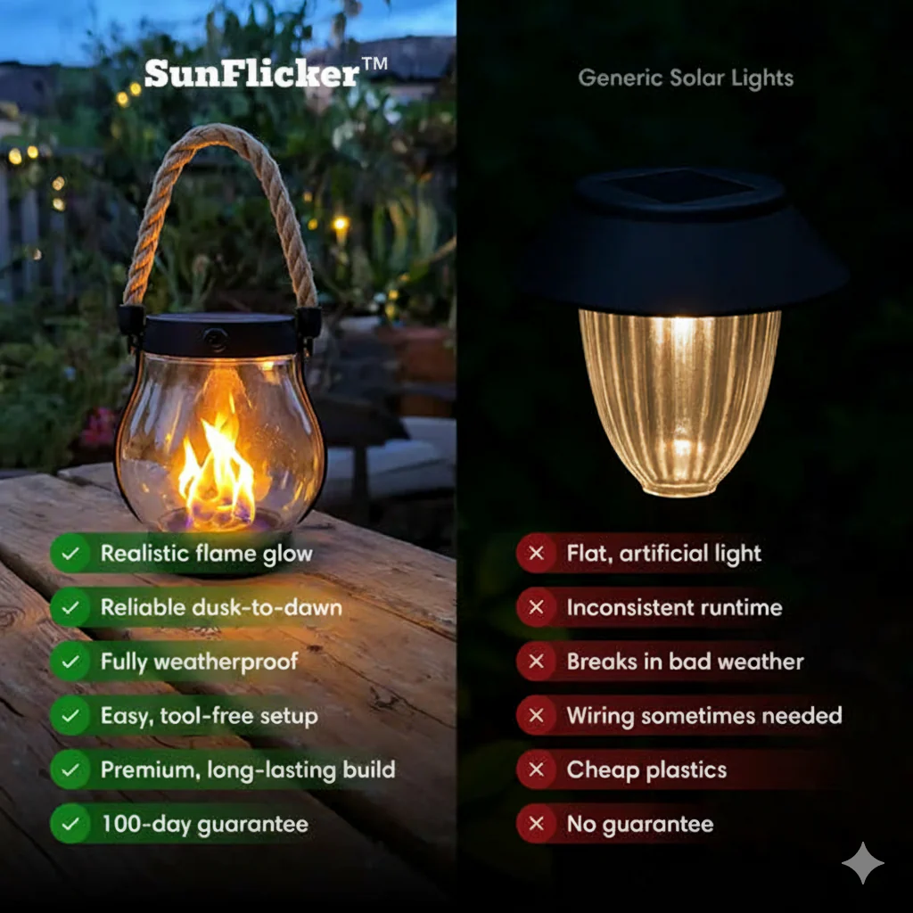 LuminaFlick™ — Transform Your Nights with Safe, Mesmerizing Solar Flame Glow - Image 2