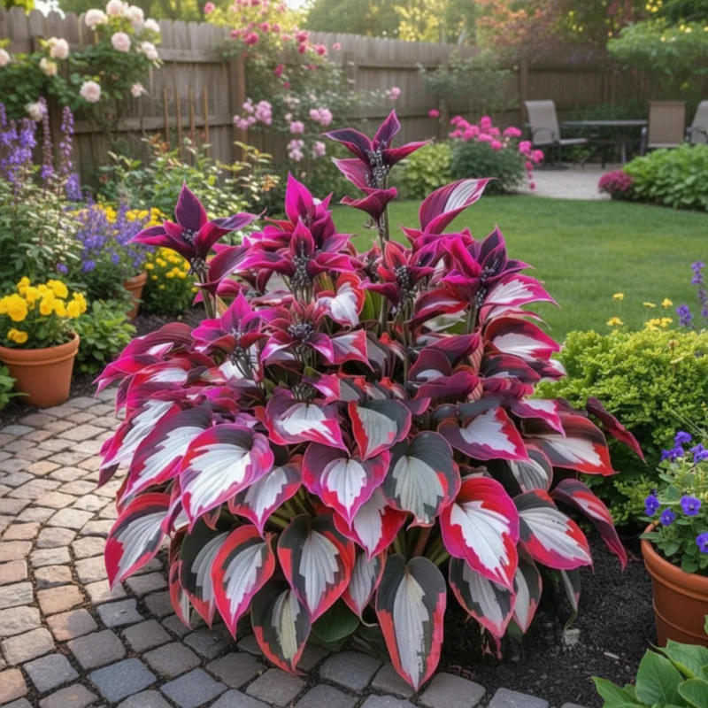 LuxiShade™ Variegated Hostas — Transform Dark Corners into Vibrant, Carefree Garden Oases - Image 4