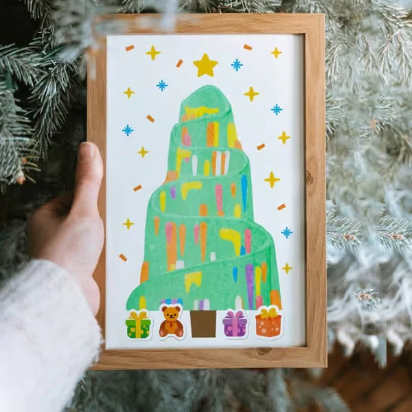 Magical Children's Scraper and Painting Kit - Creative Fun Without the Mess - Image 5