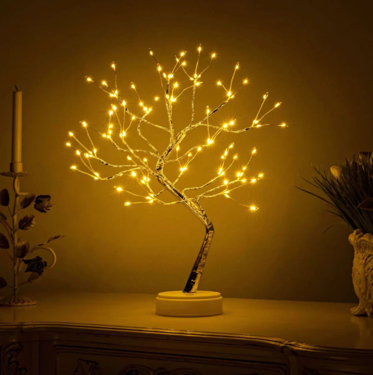 Magical Light Tree - Soothing LED Wireless Table Lamp - Unique Design with Adjustable Branches - Image 4
