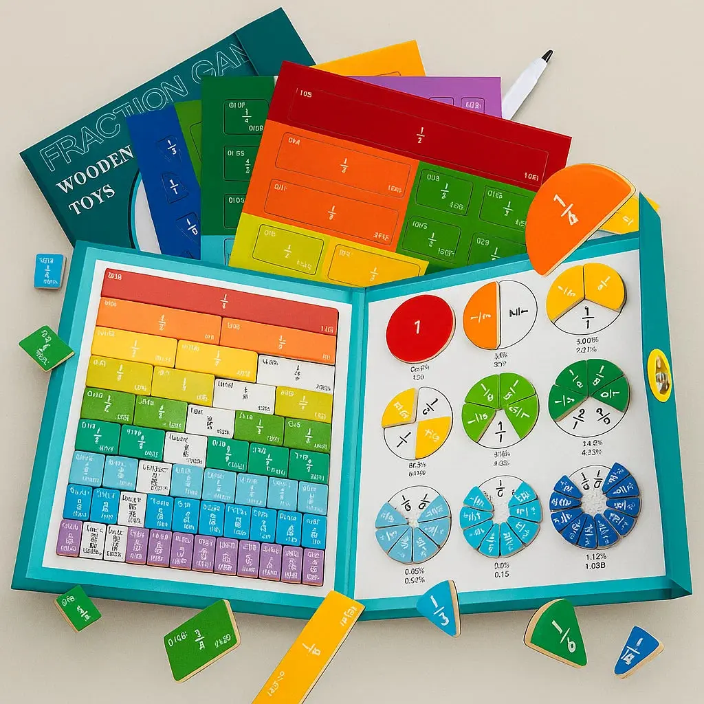 Magnetic Fraction Tiles™ — Unlock Your Child’s Joyful Math Confidence - Image 8