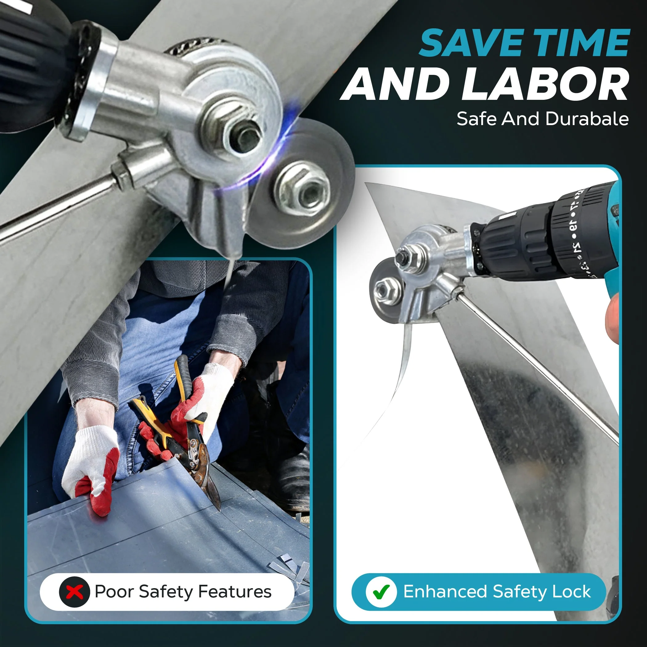 MetalSlice™ — Transform Your Drill into a Precision Metal-Cutting Powerhouse - Image 4