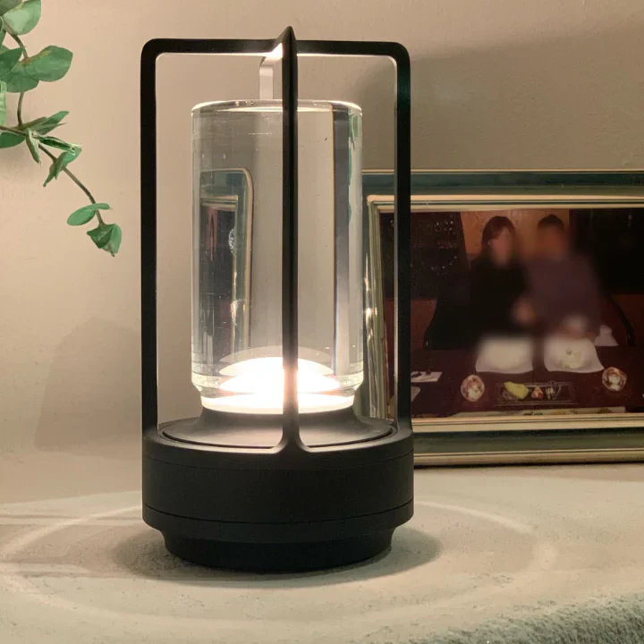 Lumiere Lantern Cordless Crystal Table Lamp - Image 13