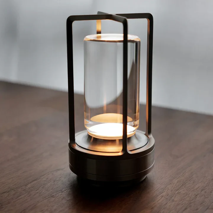 Lumiere Lantern Cordless Crystal Table Lamp - Image 6