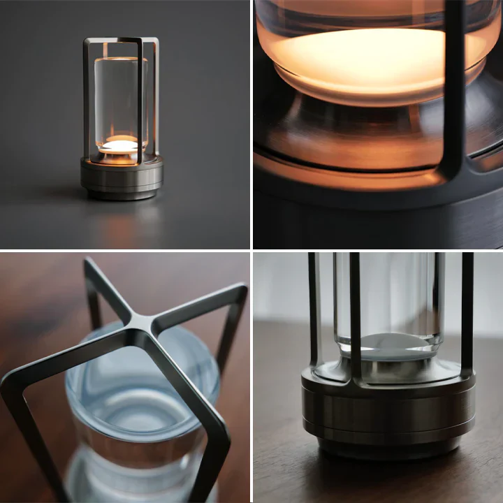 Lumiere Lantern Cordless Crystal Table Lamp - Image 8