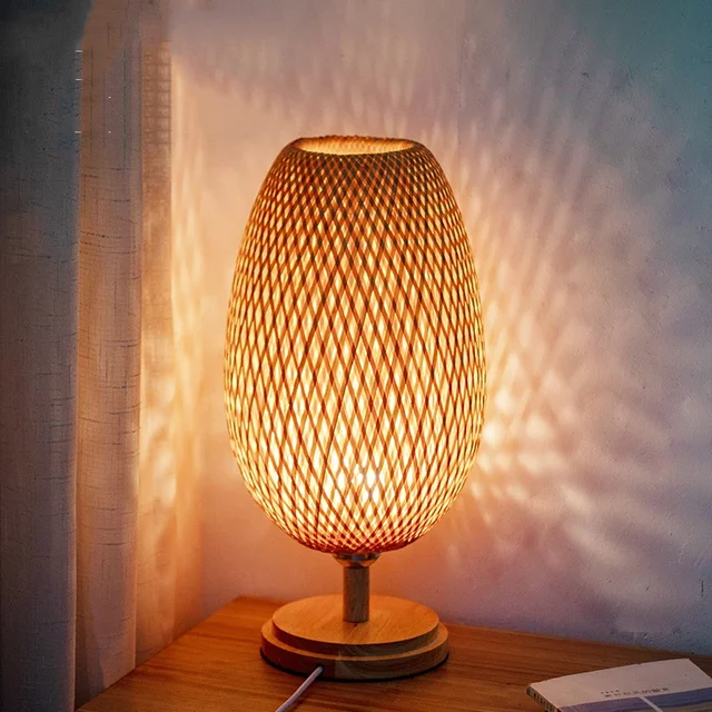 Naturlamp | Vintage Bamboo Table Lamp - Image 8
