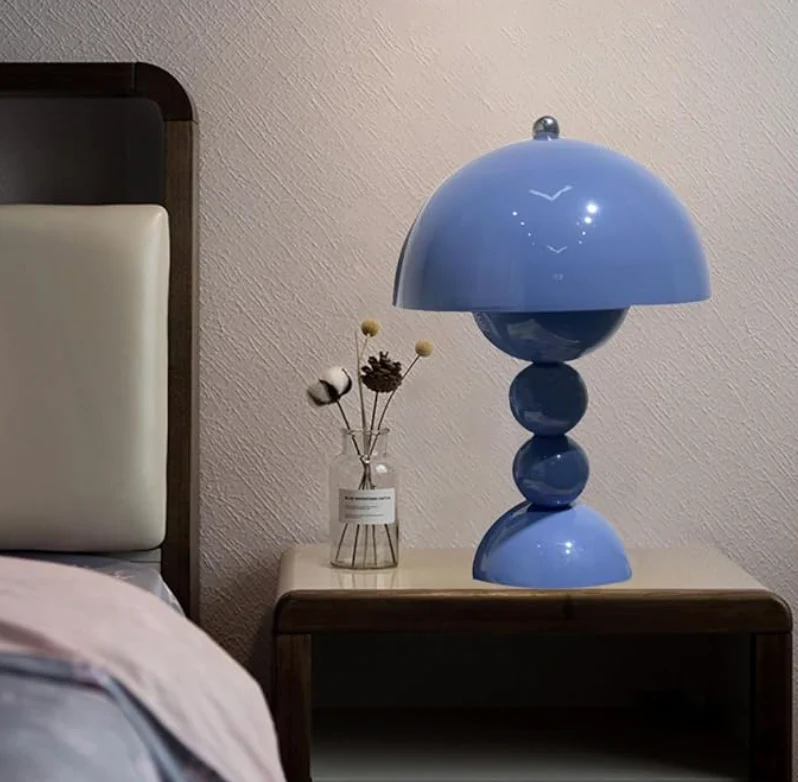 Nordic Mushroom Dimmable LED Table Lamp | USB Rechargeable - Image 3