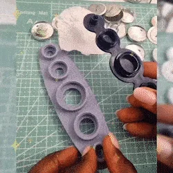 OneTouch Self Cover Button Maker | 1+1 FREE - Image 2