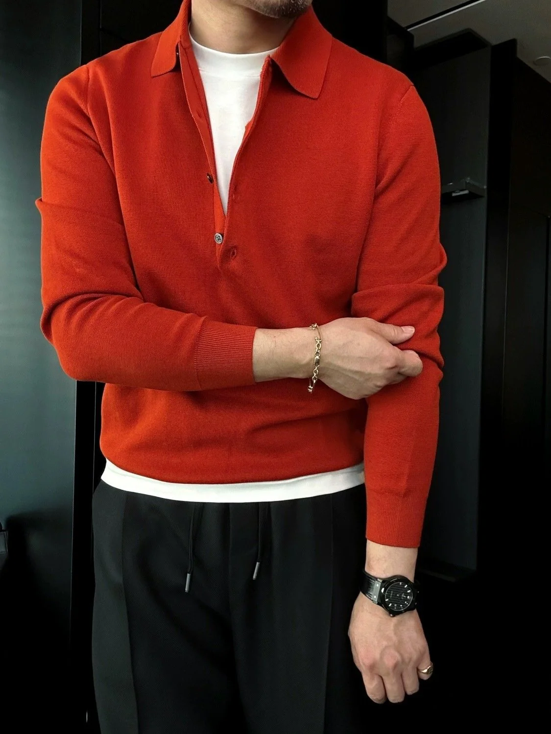 PulseKnit™ Polo Sweater — Feel Unstoppable in Featherlight Comfort and Effortless Style - Image 4
