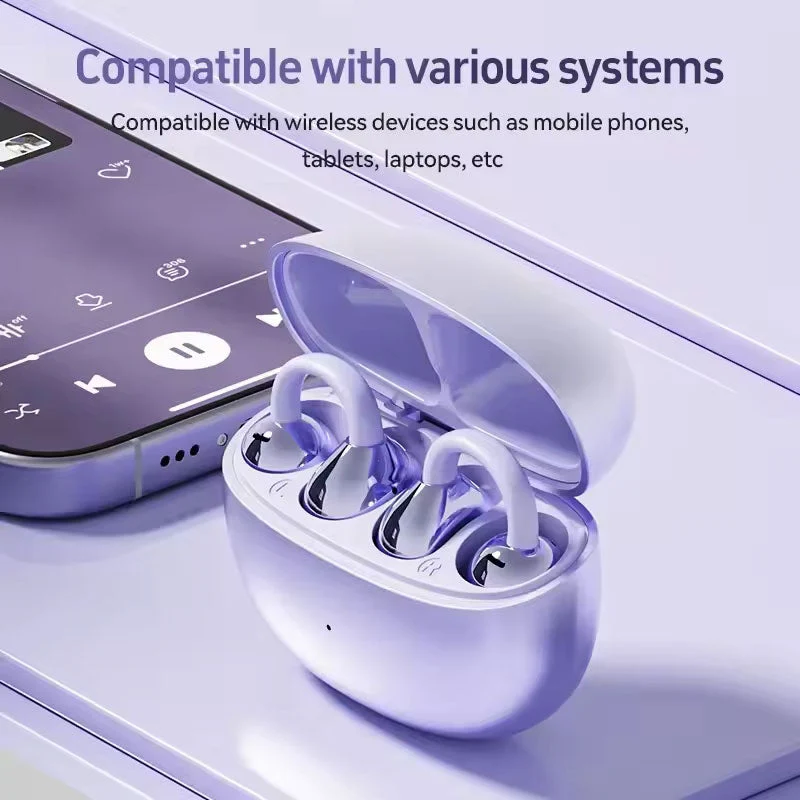 PulseWave™ Ear Clip Bluetooth Earphones — Experience Unmatched Comfort and Crystal-Clear Sound That Keeps You Moving - Image 3