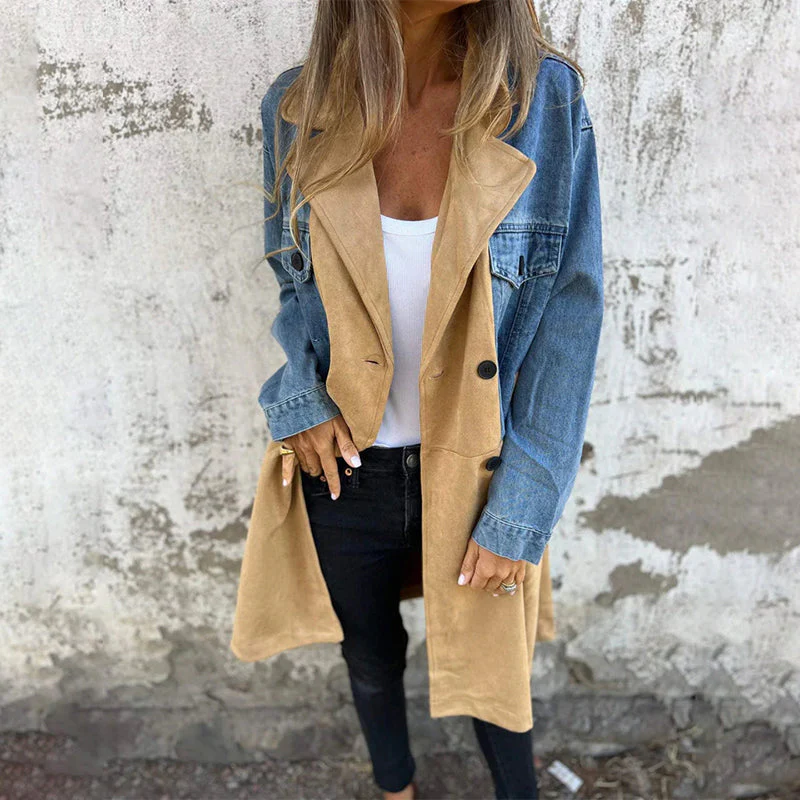 RamonaEdge™ Denim Trench — Command Every Scene with Effortless Style and Cozy Confidence - Image 3