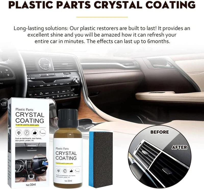 RapidShine™ Plastic Reviver — Instantly Restore Your Car’s Plastics to Showroom Freshness and Shine - Image 4