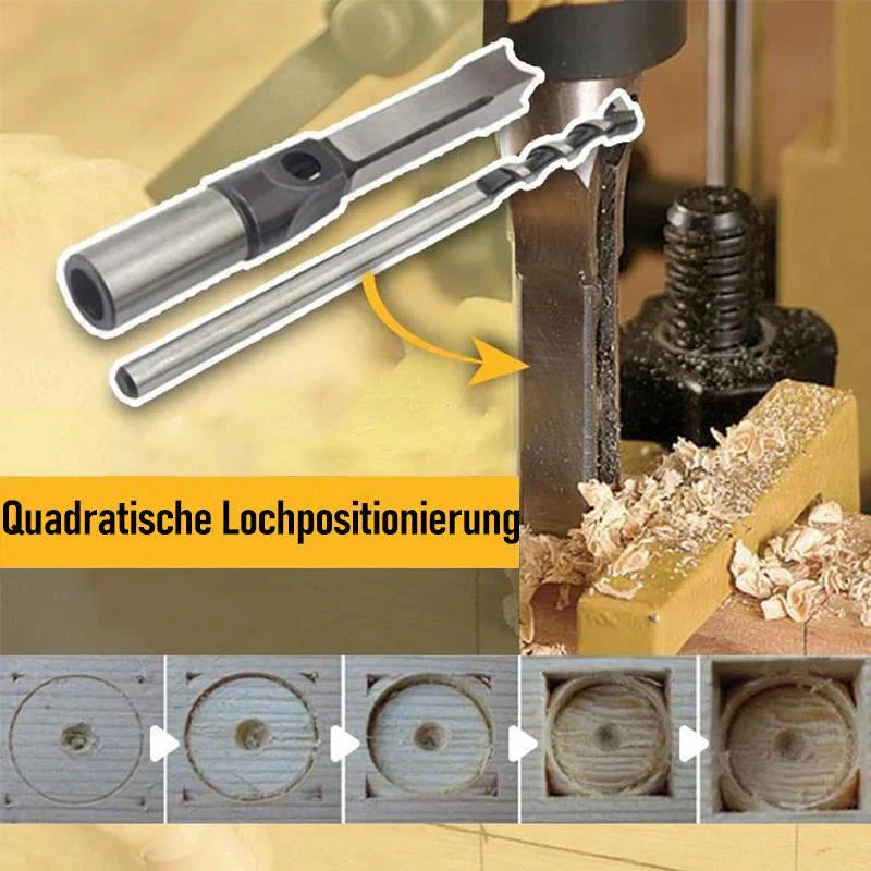 SharpEdge™ Precision Bits — Drill Perfect Square Holes Like a True Pro Every Time - Image 4