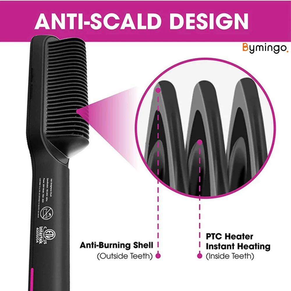 SilkGlide™ Straightening Brush - Smooth and stylish hair in minutes! - Image 4
