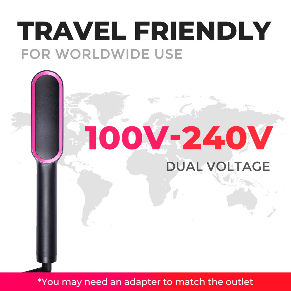 SilkGlide™ Straightening Brush - Smooth and stylish hair in minutes! - Image 7
