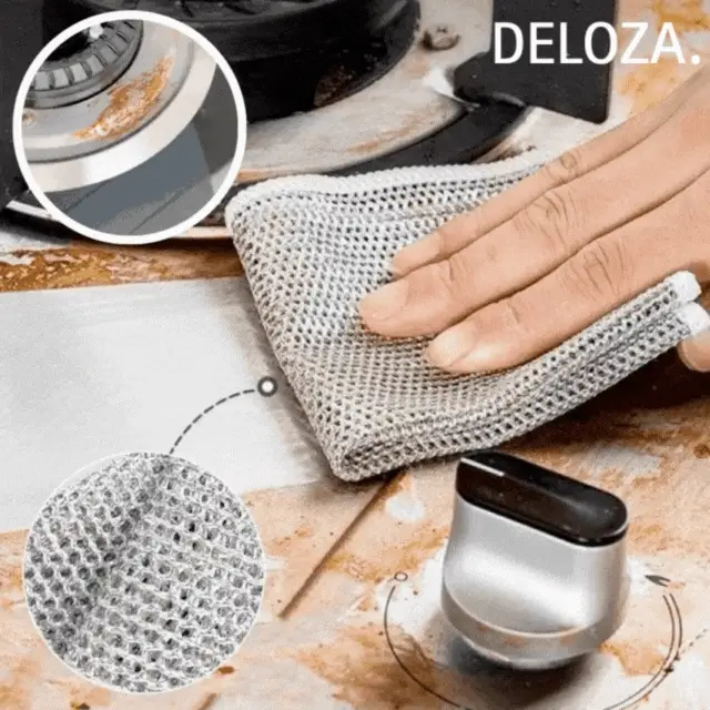 SteelMesh™ — Crush Tough Grime Fast Without a Single Scratch