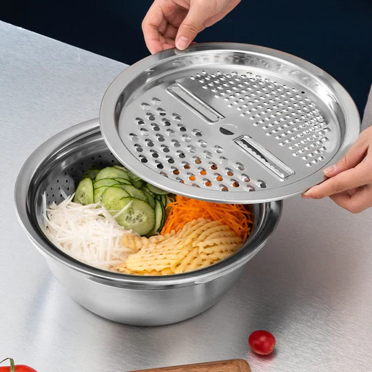 VersaWare™ - Multifunctional Stainless Steel Bowl - Image 2