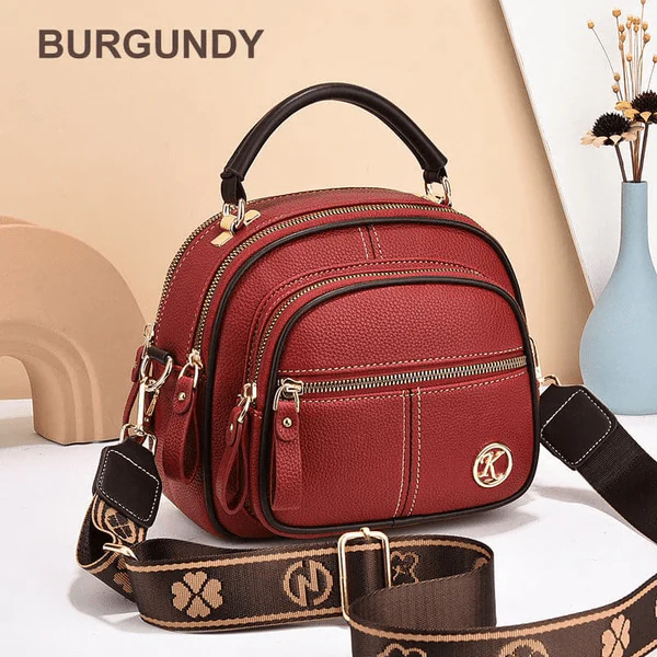 VittoriaLux™ Leather Crossbody — Command Your Day with Effortless Elegance and Perfect Order - Image 9