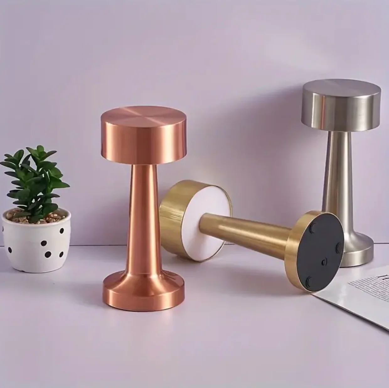 Wireless Dimmable LED Rechargeable Table Lamp ModernArt - Modern Touch Control | Living Room | Reading Lamp | Bedside Lamp - Image 4