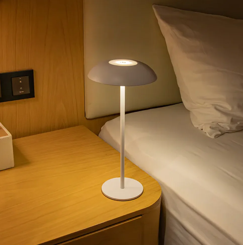 Wireless Modern LED Table Lamp JamieGlow - Dimmable via Touch | USB | Living Room | Bedside Lamp - Image 4
